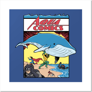 Aqua Comics Issue 1 Posters and Art